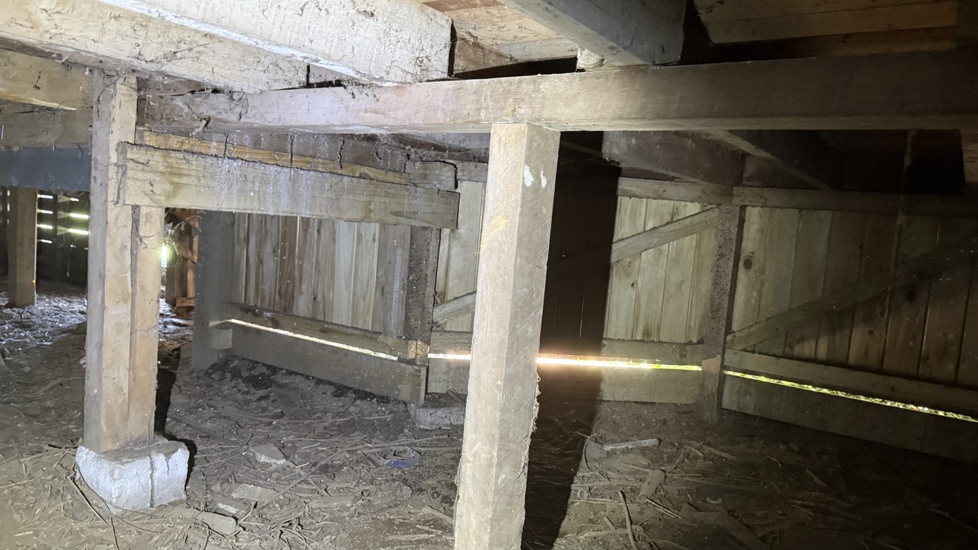 Foundation repair - under floor assessment